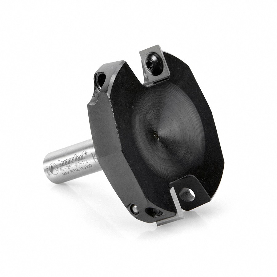 RC2257 CNC Insert Solid Carbide Spoilboard Surfacing 21/2 Dia x 1/2 x