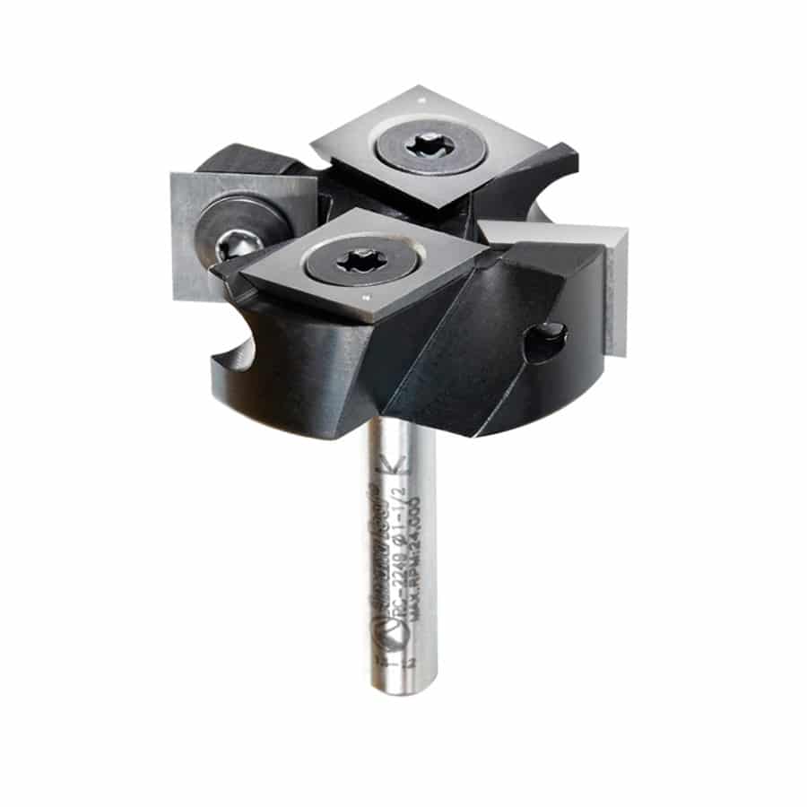 RC2249 CNC Insert Solid Carbide Mini Spoilboard Surfacing & Rabbeting