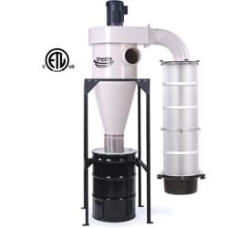 dust collector vacuum cyclone 5hp phase hp system systems industrial construction
