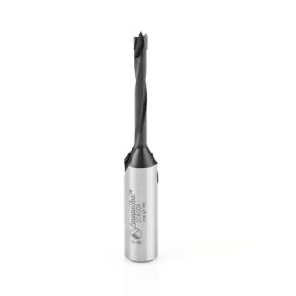 204004 Carbide Tipped Brad Pt Boring Bit R/H 4mm Dia x 70mm Long x 10mm Shank