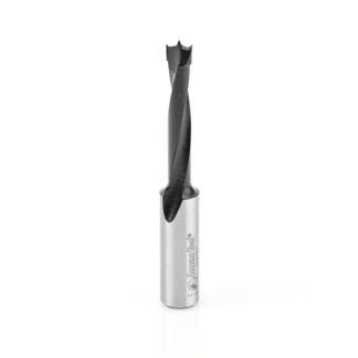 204007 Carbide Tipped Brad Point Boring Bit R/H 1/4 Dia x 70mm Long x 10mm Shank