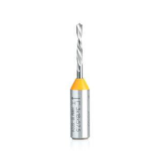 315103 Brad Point Solid Carbide Dowel Drill Boring Bit L/H 3mm Dia x 57.5mm Long x 10mm Shank