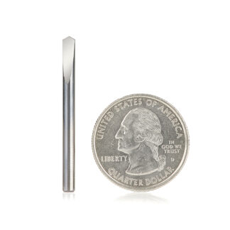 51682 CNC Solid Carbide 118 Degree Point Spade Drill 1/8 Dia x 7/16 x 1/8 Shank Router Bit