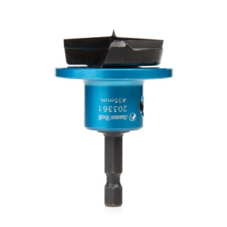 203361 Carbide Tipped 2 Wing Boring Bit with Spurs with Adjustable Depth-Stop 35mm Dia x 1/4 Inch Quick Release Hex Shank