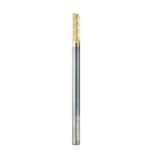 40305 CNC Solid Carbide ZrN Coated Honeycomb Cutting Hogger 1/4 Dia x 3/4 x 1/4 Shank x 4 Inch Long x 6-Flute