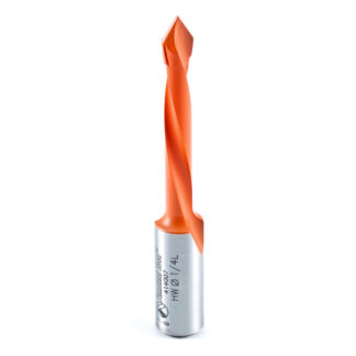 414007 Carbide Tipped Through-Hole Boring Bit L/H 1/4 Dia x 70mm Long x 10mm Shank