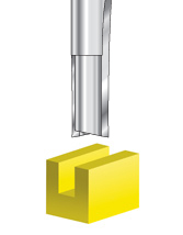 Solid Carbide Double 'O' Flute Plastic Cutting CNC Router Bits