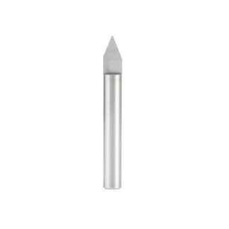 45622 Solid Carbide 45 Degree Engraving 0.025 Tip Width x 1/4 Inch Shank Signmaking