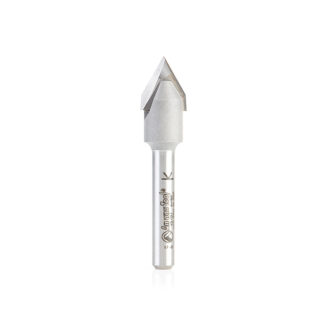 45707 Carbide Tipped "Zero Point" V-Groove 60 Deg x 1/2 Dia x 9/16 x 1/4 Inch Shank