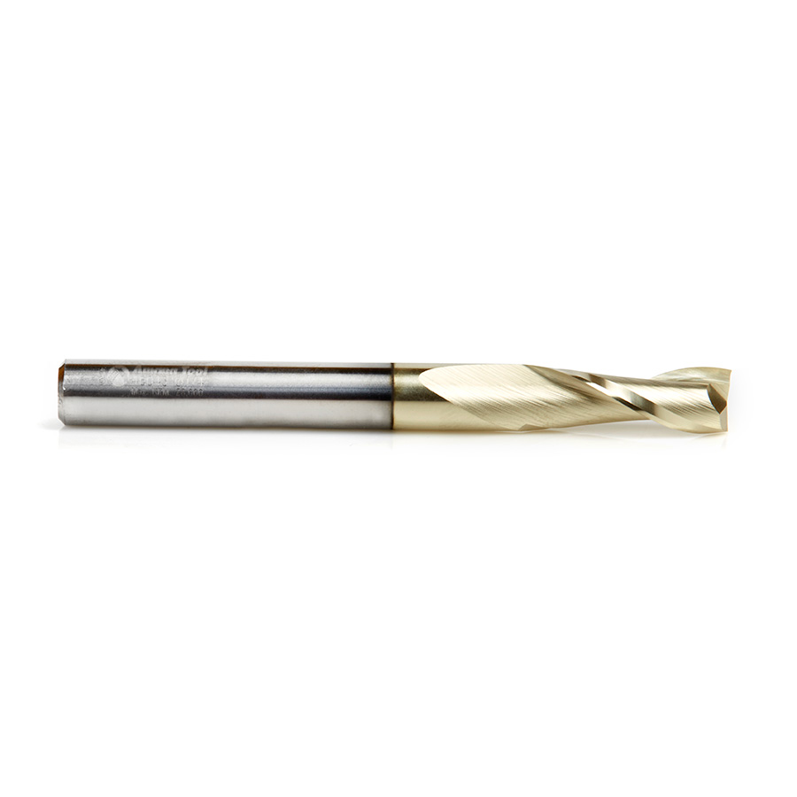 thumbnail image 2 of Amana Tool 46104 CNC Spiral Flute Plunge 2-Flute Up-Cut Solid Carbide Router Bit, 1/2-Inch Shank 2 of 13