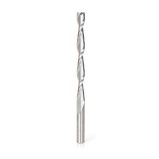 46277 Solid Carbide CNC Foam Cutting Up-Cut Square End Spiral 3/8 Dia x 4 x 3/8 Shank x 6 Inch Long Router Bit