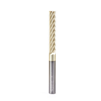 46309 CNC Solid Carbide ZrN Coated Honeycomb Cutting Hogger 1/2 Dia x 3 x 1/2 Shank x 3 Inch Long x 8-Flute