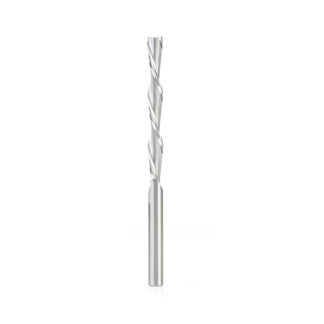 46566 Solid Carbide CNC Foam Down-Cut Cutting Square End Spiral 1/4 Dia x 2-1/4 x 1/4 Shank x 4 Inch Long Router Bit