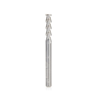 51830 CNC Solid Carbide Aluminum Cutting 55º Helix End Mill 1/8 Dia x 1/2 x 1/8 Inch Shank