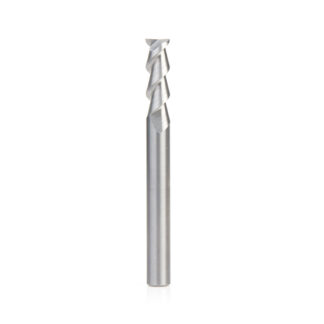 51832 CNC Solid Carbide Aluminum Cutting 55º Helix End Mill 1/4 Dia x 3/4 x 1/4 Inch Shank