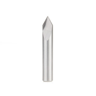 59400 Solid Carbide V Groove Engraving 60 Deg x 1/4 Dia x 0.560 x 1/4 Inch Shank