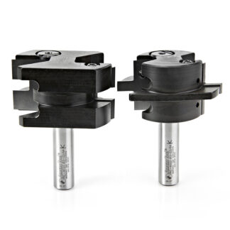 RC-4022 Mission Style Adjustable Insert Tongue & Groove 2-3/8 Dia x 1-3/16 x 1/2 Inch Shank Set