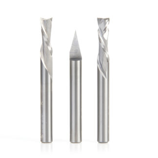 AMS-292 3-Pc CNC General Purpose Set, 1/4 Inch Shank