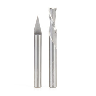 AMS-293 2-Pc CNC General Purpose Set, 1/4 Inch Shank
