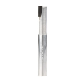 DRB-422 Straight Plunge Down-Shear Polycrystalline Diamond (PCD) Tipped 3/8 Dia x 15.35mm (5/8) x 3/8 Shank Single Flute Router Bit