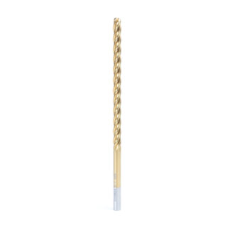 HSS1202 High Speed Steel (HSS) Foam Cutting Ball End Extended Reach 1/8 Radius x 1/4 Dia x 4 x 6 Long x 1/4 Shank CNC 4-Flute Spiral Up-Cut Router Bit TiN Coated