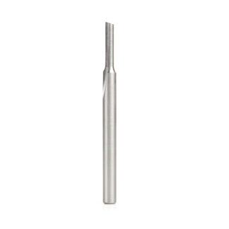 HSS1503 HSS Single Straight 'O' Flute Plastic Cutting 3/16 Dia x 3/4 x 1/4 Inch Shank