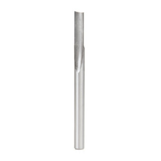 HSS1505 HSS Single Straight 'O' Flute Plastic Cutting 1/4 Dia x 3/4 x 1/4 Inch Shank
