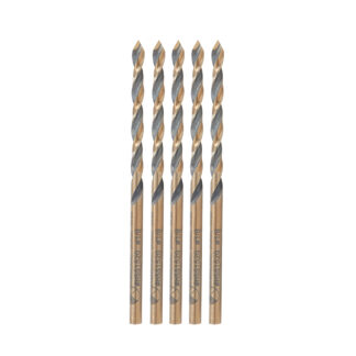 HSS1520 5 Pack High Speed Steel (HSS) Plastic 1/8 Dia x 1-1/2 x 1/8 Shank Drill