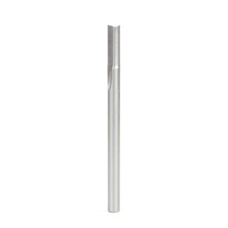 HSS1603 HSS Double Straight 'O' Flute Plastic Cutting 1/4 Dia x 3/4 x 1/4 Inch Shank