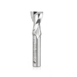 HSS1646 High Speed Steel (HSS) Double Flute Spiral Aluminum Cutting 3/4 Dia x 1-1/4 x 1/2 Inch Shank Up-Cut Router Bit