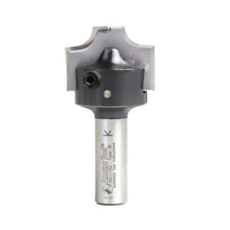 RC-2498 CNC Insert Nova System Corner Rounding Plunge Form for MDF & Wood Cabinet Doors 1-11/32 Dia x 19/64 x 1/2 Inch Shank