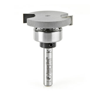 45669 Carbide Tipped Flooring Straight Dedicated Cutter 1-1/4 Dia x 1/4 x 1/4 Inch Shank with Upper BB