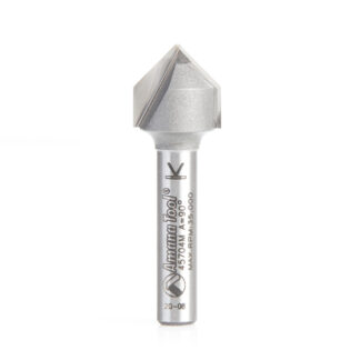 45704M Carbide Tipped V-Groove 90 Deg x 12.7mm Dia x 6mm x 6mm Shank