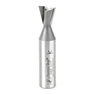45806 Carbide Tipped Dovetail 14 Deg x .532 Dia x 1/2 x 1/2 Inch Shank for Omnijig & Incra