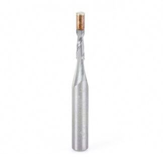 46196 Solid Carbide UltraTrim Spiral 1/8 Dia x 3/8 x 1/4 Inch Shank with Brass Pilot Guide Up-Cut