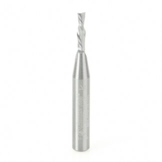 46200 Solid Carbide Spiral Plunge 1/8 Dia x 1/2 x 1/4 Inch Shank x 2 Inch Long Down-Cut