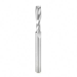 46250 Solid Carbide Spiral Plunge for Solid Wood 1/4 Dia x 1-1/8 x 1/4 Inch Shank Up-Cut