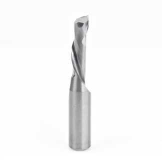 46392 CNC Solid Carbide Compression Spiral for Solid Wood 3/8 Dia x 1-1/8 x 1/2 Inch Shank Single Flute