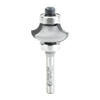 49150 Matching Corner Round/Cove 1/4 Radius x 1-1/8 Dia x 17/32 x 1/4 Inch Shank with Double Ball Bearing
