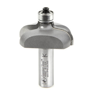 49562 Carbide Tipped Door Edge Detail 3/8 x 1/8 Radius x 1-3/4 Dia x 11/16 x 1/2 Inch Shank