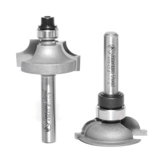 49643 Carbide Tipped Bead Stile and Rail 1/4 Inch Shank Set