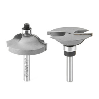 49667 Carbide Tipped 2-Piece Ogee Stile and Rail 1/4 Inch Shank Set