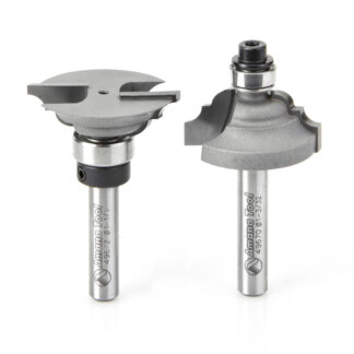 49673 Carbide Tipped 2-Piece Classical Stile and Rail 1/4 Inch Shank Set