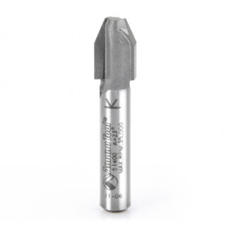 51400 Carbide Tipped Combination Bevel/Flush Laminate Trim 22.5 Deg x 11/32 Dia x 1/2 x 1/4 Inch Shank