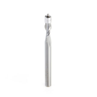 51422 Solid Carbide Aluminum Cutting Flush Trim Spiral Up-Cut 1/4 Dia x 1/2 x 1/4 Inch Shank