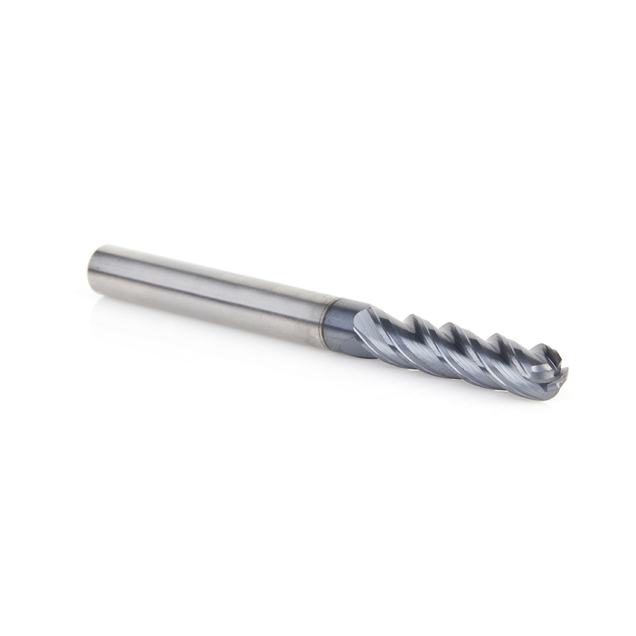 BestParts 1/4 Inch Solid Carbide End Mill - AlTiN Coated 4 Flute Long Reach Tool