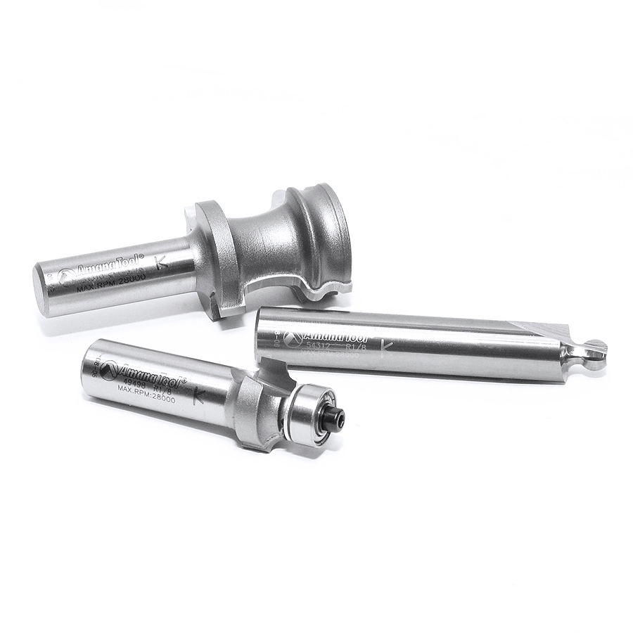 54314 3-Piece Carbide Tipped Tambour Door / Appliance Garage Door 1/2 ...