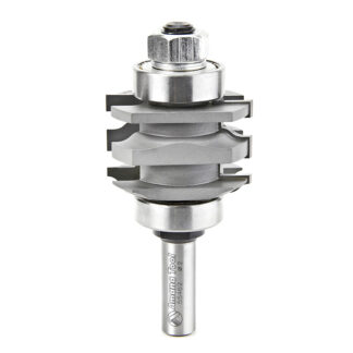 55462 Carbide Tipped One Piece Concave Stile & Rail 2 Dia x 1-9/32 x 7/32 Radius x 1/2 Inch Shank