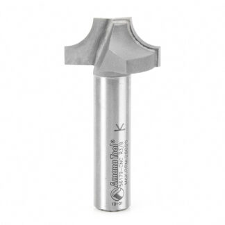 CNC Carbide Tipped Plunging Beading 3/8 Radius x 1-1/4 Dia x 5/8 x 1/2 Inch Shank
