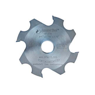 61376 Replacement Groover 4 Inch x 3/16 Kerf x 4 Teeth x 3/4 Bore for Prestige Mighty Dado Adjustable Dado/Groover.